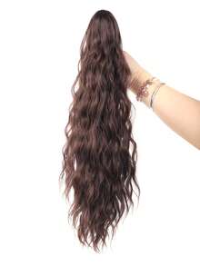 Wavy Drawstring Ponytail Wig, Natural Curly Ponytail, Easy-To-Install Everyday Party/Date Hair Accessory, Halloween - Multicolor - View 7