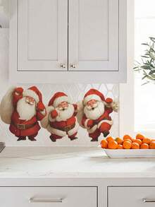 Multi-Style Christmas-Themed Wall Stickers PVC Removable Self-Adhesive Without Leaving Glue Santa, Reindeer, Snowflakes, Luxury Christmas Tree For Bedroom, Cabinets, Windows, Classrooms, Parties DIY Holiday Decoration Stickers - Wall Stickers - View 2