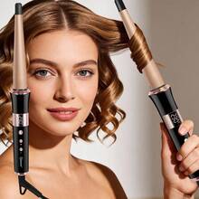 Hatteker 1pc Women's Electric Curling Iron With Multiple Temperature Settings, Large Barrel Wool Curl Hair Styler For Home Use - Multicolor - View 12