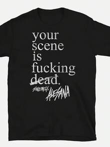 ALESANA Your Scene Is Fcking Dead Post-Hardcore Band T-Shirt - 款式 - 查看 1