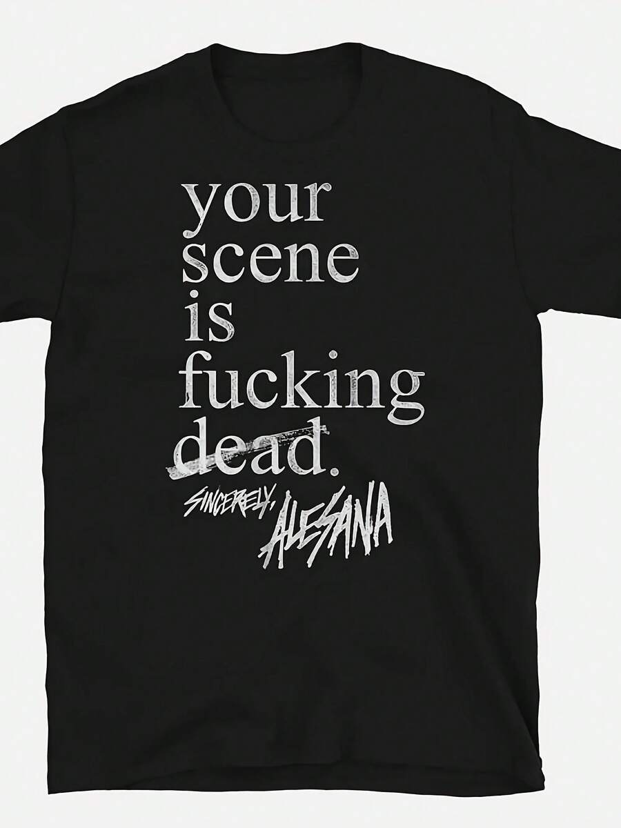 ALESANA Your Scene Is Fcking Dead Post-Hardcore Band T-Shirt - 款式 - 查看 1