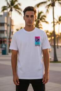 Men T-Shirts - 白色3 - 查看 4
