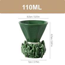 110ml Ceramic Espresso Cup With Saucer - Unique Coffee And Tea Cup - Perfect Gift For Coffee Lovers - Multicolor - View 12