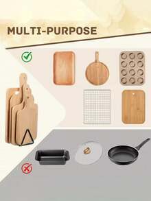1pc Iron Art Desktop Cutting Board Storage Rack, Sturdy Metal Cutting Board Holder, Kitchen Vertical Cutting Board Stand, Solid Structure Without Wobbling, Space-Saving Countertop Placement, Convenient For Cutting Board Ventilation And Drainage, Say Goodbye To Countertop Clutter, Easy Assembly And Disassembly, Home Kitchen Storage Essential, Compatible With Multiple Cutting Boards, Practical And Convenient Kitchen Utensil Storage Rack - Multicolor - View 8