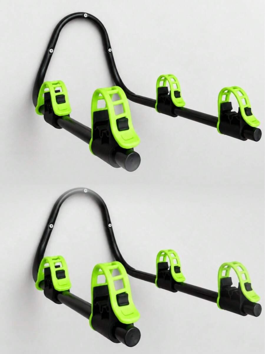 KAWAK Suporte Bicicleta Horizontal Parede Para 2 Bikes - A - Visão 1