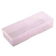 1/2pcs Rectangular Tool & Accessory Box, Nail Art Tool Storage, Handmade Embroidery Pen Box, Nail Clipper & Polishing Strip Organizer - Multicolor - View 8