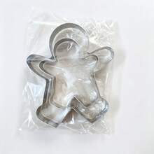Christmas Cookie Cutters Large 4.5-3.1 Inch, Set | Gingerbread Boy & Girl Shapes, Stainless Steel, Perfect For Winter Holiday Baking - View 9