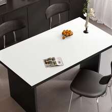 1pc Leather Desk Mat, Eye-Protection Desk Pad, Waterproof Wash-Free Tablecloth, Leather Dining Table Mat, Office Desk Pad, Student Study Desk Mat, Office Computer Desk Pad, Easy To Clean Durable Long Tablecloth, Suitable For Table, Office Desk, Study Desk, Gaming Table, Side Cabinet/Coffee Machine, Kitchen And Living Room Countertop Protection Mat - PU Leather Placemat - View 120