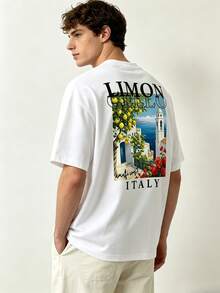 Camiseta de manga corta casual para hombre de verano |   Una camiseta de manga corta minimalista y versátil para el ocio. - Blanco - Ver 3