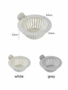 1pc Kitchen Sink Strainer, Drain Clog Preventer, Home Dishwashing Sink Vegetable Basin Colander, Water Filtration Tool, Semi-Automatic Leftover Food And Vegetable Leaf Disposal, Essential For Home Kitchen, Mini Colander, Christmas, Halloween - A - View 12