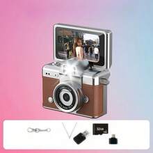 Kamera Digital Gantungan Kunci Mini (Termasuk Kartu Memori 32GB, Pembaca Kartu, Adaptor), Perekaman Video Definisi Tinggi, Cocok Untuk Perjalanan, Konser, dan Pesta, Kamera Selfie - MultiWarna - View 11