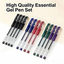 1 包 AOPO 彩色圓珠筆 7支/組，12支/組 高品質書寫 0.5mm (2支黑色 + 2支藍色 + 1支紅色 + 1支綠色 + 1支紫色) 中性筆，學校經濟選擇，性能優異且獨特 - 套裝 - 查看 8
