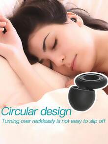 Reusable Noise-Reducing Ear Plugs Fitting The Ear Canal Soft Silicone Earplugs The Ears Loops Earplugs For Sleep Deep Focus People Earplug For Concert Study Taking Naps Loud Noise Snoring Home Sleep Swimming Accessories Plane Travel Essentials - Multicolor - View 10