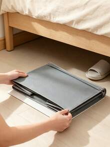 Foldable Under-Bed Shoe Storage Box, Heavy-Duty Washable Oxford Cloth Dust-Proof Container With Transparent Window, Sturdy Handle, Zipper Design, Sock Storage Mesh Bag, Suitable For Sneakers, High Heels, Wardrobe, Space-Saving, College Dorm, Spring Cleaning, Clothing Organization, Home Essential - Multicolor - View 7