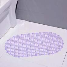 PVC Non-Slip Suction Cup Oval Bathroom Mat, Soft Foot Massage Pad, Anti-Slip Bathtub/Shower Room Bathroom Accessory - Non-slip Mat - View 16