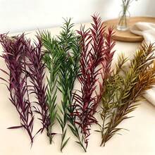 1 Box Realistic Artificial Foliage, Thousand-Layer Gold, Handmade DIY Floral Material, Resin Pressed Flower Floating Vase Making Material, Home Decor, Envelope Decoration, Small Bouquet Making - Multicolor - View 1