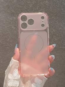 2pcs Set [Transparent + Pink] Matte Frosted Thickened Full Coverage Anti-Drop Phone Case Compatible With IPhone 18 Pro Max/18 Pro/18/17 Pro Max/17 Pro/17/16 Pro Max/16/16 Pro/16 Plus/15/15 Pro Max/15 Pro/15 Plus/11/12/13/14 Pro Max/12 Pro/12 Pro Max/13 Pro/13 Pro Max/14 Pro/14 Pro Max/14 Plus, Ins Style Premium Design, Matte Anti-Slip And Sweat-Resistant - 2-pack [Clear + Pink] - View 6