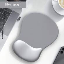 1PC Ergonomic Wrist Support Mouse Pad, Teardrop‑Shape Memory Foam Mouse Mat, Milk‑Silk Surface Non‑Slip Base Wrist Rest Pad For Office Gaming Desktop - View 7