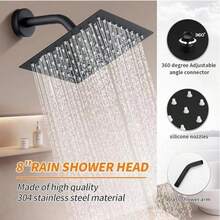 Shower System - Black - View 2