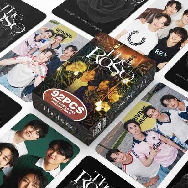 Kartu Foto Bintang 92pcs Baru, Merchandise Band Rock The Rose, Merchandise KPOP, Kartu Foto LOMO