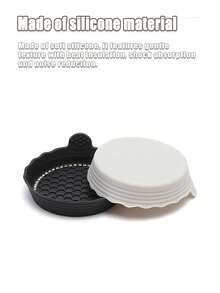 Universal Creative Rhinestone Car Cup Holder Coaster, Non-Slip Heat-Insulating Sealed Edge Cup Slot Pad - A - View 5