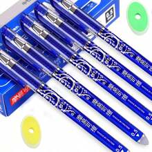 [2 Pulpen + 10 Isi Ulang] Set Pulpen Gel yang Dapat Dihapus, Termasuk 2 Pulpen + 10 Isi Ulang, Ujung Sedang 0.5mm, Tulisan Halus, Tinta Hitam dan Biru, Bahan Plastik, Cocok untuk Kantor, Pelajar, dan Penggunaan Alat Tulis Sehari-hari - Set - View 1