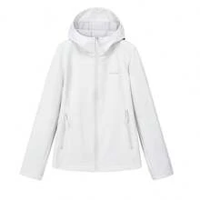 CAMEL CROWN Women's Autumn Outdoor Windproof Slim Fit Softshell Jacket, Triple Protection - Light Frost White - View 6