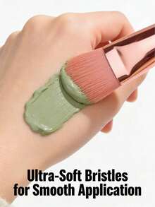 2pcs/1pc Mask Brush Set, Dual-Head Soft Silicone And Bristle Mask Brush, Includes Scraper, Silicone And Brush Head, Mud Mask Brush, Beauty Mask Application Tool - Multicolor - View 9