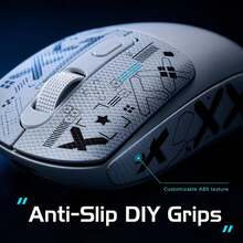 T-WOLF 2.4G + Bluetooth Wireless Gaming Mouse, T-Type C Charging Port Silent Click ABS Shell With DIY Non-Slip Grip Sticker - View 5