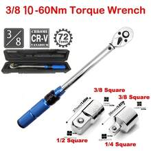 1 buah Kunci Torsi 3/8" 10-60 N.M, Kunci Torsi Presisi Tinggi dengan Pegangan Ergonomis, Cocok untuk Teknisi Perbaikan Sepeda dan Otomotif Profesional - 3-8 10-60 N.m - View 1
