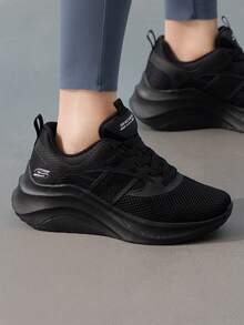 Skechers 女款休閒運動鞋 BOBS CHAOS HI 運動休閒鞋 舒適透氣 緩震女鞋 117522-BBK - 全黑色 - 查看 4