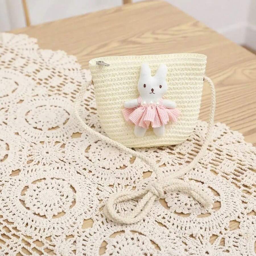 Plush Coin Purses - White - View 1