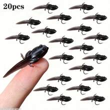Bionic Tadpole Lure, TPE Floating Tadpole Soft Bait, Enlarged Single Hook Design, Suitable For Freshwater And Saltwater Fly Fishing, Stream Fishing, Carp, Catfish, Bass, Trout, Salmon Fishing Micro Hook Bait - Multicolor - View 14