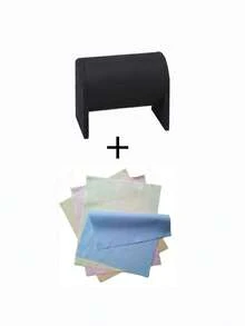 Pillow-Shaped Microfiber Watch Display Stand, Velvet Leather Jewelry Storage Rack, Necklace Bracelet Bangle Holder, Sponge Core Countertop Vanity Showcase, Gift For Jewelry Lovers - Multicolor - View 12
