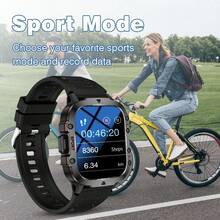2026 Upgraded Smartwatch, Bluetooth Calling, Music Control, Customizable Watch Face, Remote Photography, Racing Game, Notification Reminder, Pedometer, Multiple Sports Modes, Fashionable Wearable Device - Multicolor - View 2