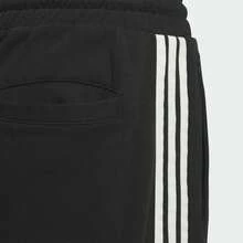 Adidas Autumn/Winter Loose Cuffed Casual Sports Pants, Striped Drawstring Running Joggers JI8653 - Black - View 3