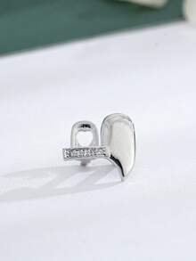 THATBOY Set Gigi Tiruan Berlian CZ Simetris 2pcs/4pcs/Set - Berlapis Emas/Perak 18K untuk Rahang Atas dan Bawah, Cocok untuk Pria dan Wanita, Pesta Hip-Hop dan Aksesori Kostum - MultiWarna - View 11
