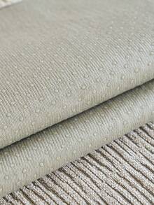 1pc Vertical Striped Chenille Patchwork Jacquard Sofa Cushion, Modern Minimalist Style, Geometric Pattern, Wear-Resistant, Breathable And Comfortable, Non-Deforming, Non-Fading, All-Season Use, Cat Scratch Resistant Pet Friendly, Sofa Protection, Bohemian, Suitable For Straight L-Shaped Sofa Living Room Bedroom Home Use Dust-Proof Sofa Protector Cover, Sofa Cover - Khaki - View 9