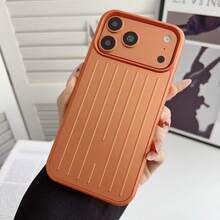 Upgraded Anti-Slip Textured Frame, Matches Orange Luggage And Phone Case. Suitable For Apple 17 Pro Max Phone. Features Matte Anti-Drop Protection, 16 Pro Lens Full Coverage Design, 15 Pro Max Premium Protective Case. - Orange - View 2