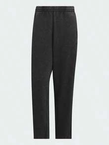 Adidas Men's Spring/Autumn Washed Series Sports Casual Pants, Comfortable Drawstring Straight Leg Long Pants KA6761 - Black - View 1