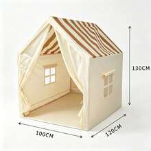 1pc Multi-Style Pet Tent House, Universal House Shape, Breathable Fabric With Windows And Curtains, Indoor/Outdoor Pet Bed For Dogs And Cats - one-size - View 5