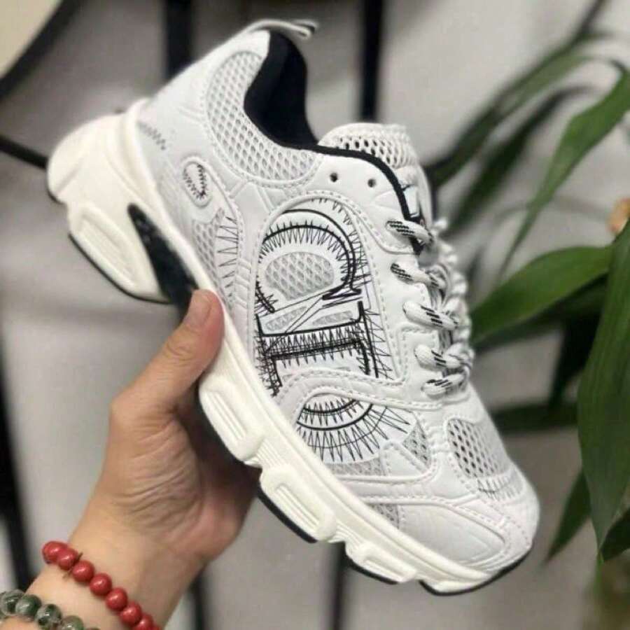 Women Casual Shoes - 米白色 - 查看 1