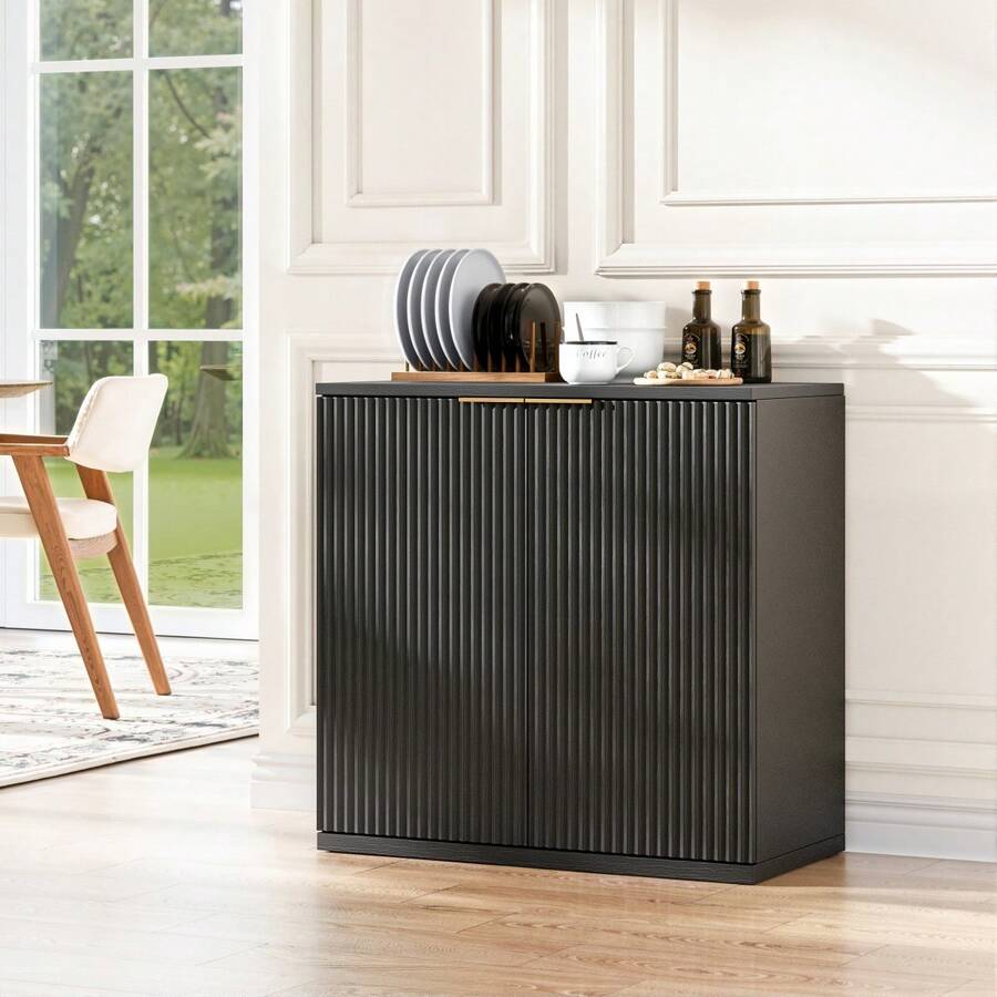 Storage Cabinets - Black - View 1