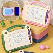 Children's Magnetic Drawing Board Toy, Colorful Erasable Doodle Writing Board, Cute Cartoon Magnetic Drawing Board, Baby Drawing Board Table For Writing, Learning, And Painting, Educational Early Learning Toy, Halloween, Christmas Gift - Multicolor - View 2