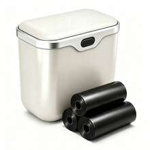 Multifunctional Car Trash Can, Ultra-Fine Fiber Leather, ABS Material, Non-Deforming, Suitable For 99% Of Car Models, Dry And Wet Use, Space-Saving, Non-Destructive Installation, Automatic Storage, Travel Essential, Minimalist Trash Can - Multicolor - View 19