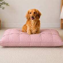 1pc Luxury Hotel Quality Pink Fluffy Pillow, Down Alternative Pillow, Soft Support, Suitable For Deep Sleep, Breathable High Resilience, Comfortable All Seasons - Pink - View 2