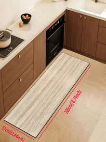 1 Pc Yellow Rock Pattern Kitchen Mat, 3.5 Mm Soft Rubber That Absorbs Water And Is Easy To Clean. Suitable For Corridors, Bathrooms, Living Rooms, Outdoor Door Mats, And Toilets. Useable Throughout The Year And For Various Holidays. - Multicolor - View 12