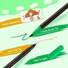 120/100/72/60 Colors Dual-Tip Marker Set, Watercolor Painting Pens, CD Box Packaging, Professional Sketching Pen Combination, Perfect Christmas, Halloween, Easter Gift - Sets - View 7