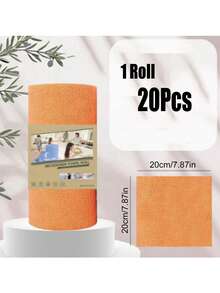 20Pcs Extra Large Tear-Off Microfiber Cleaning Cloths, Dopamine Color Tearable Towels, Kitchen Towels, Convenient And Easy To Use, Reusable, Washable, No Water Stains, Super Absorbent, Suitable For Car, Home, Garage Or Store, Christmas Gift For Kitchen, Bathroom, Car, Home Cleaning - Multicolor - View 13