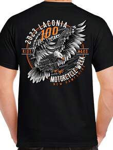 2023 Laconia Motorcycle Week Eagle Landing T-Shirt - 款式 - 查看 1